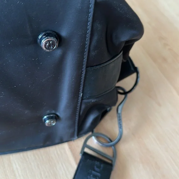 Black Lululemon tote bag with oilers embroidered logo - Picture 6 of 11